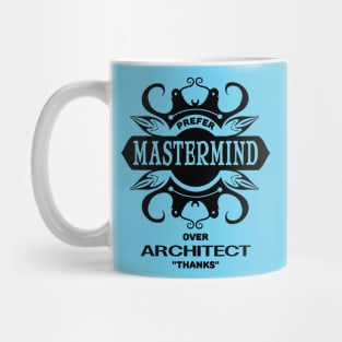 Funny introvert INTJ personality mastermind over architect Mug